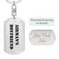 Airman's Boyfriend - Luxury Dog Tag Keychain