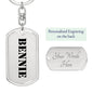 Bennie - Luxury Dog Tag Keychain