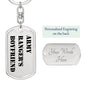 Army Ranger's Boyfriend - Luxury Dog Tag Keychain