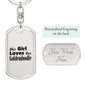 Goldendoodle - Luxury Dog Tag Keychain