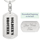 Soldier's Brother - Luxury Dog Tag Keychain