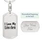 Love My Löwchen - Luxury Dog Tag Keychain