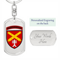 44th Artillery Brigade (Ukraine) - Luxury Dog Tag Keychain