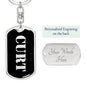 Curt v3 - Luxury Dog Tag Keychain