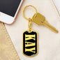 Kay v02 - Luxury Dog Tag Keychain