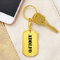 Adolfo - Luxury Dog Tag Keychain