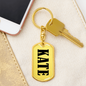 Kate v01 - Luxury Dog Tag Keychain