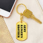 Army Ranger's Brother - Luxury Dog Tag Keychain