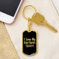 Love My King Charles Spaniel v2 - Luxury Dog Tag Keychain