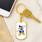 Duck - Luxury Dog Tag Keychain