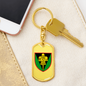 17th Tank Brigade (Ukraine) - Luxury Dog Tag Keychain