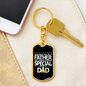 To Be A Dad - Luxury Dog Tag Keychain