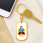Superhero 02 - Luxury Dog Tag Keychain
