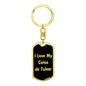 Love My Coton de Tulear v5 - Luxury Dog Tag Keychain