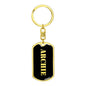 Archie v3 - Luxury Dog Tag Keychain