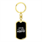 New Daddy - Luxury Dog Tag Keychain