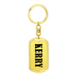 Kerry v01 - Luxury Dog Tag Keychain