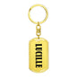 Lucille v01 - Luxury Dog Tag Keychain