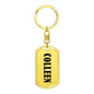 Colleen v01 - Luxury Dog Tag Keychain