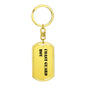 Coast Guard Boy - Luxury Dog Tag Keychain