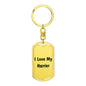 Love My Harrier v4 - Luxury Dog Tag Keychain