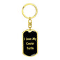 Love My Cooter Turtle v2 - Luxury Dog Tag Keychain