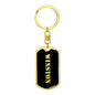 Winston v3 - Luxury Dog Tag Keychain