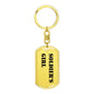 Soldier's Girl - Luxury Dog Tag Keychain
