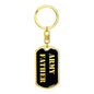 Army Father v2 - Luxury Dog Tag Keychain