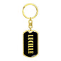 Lucille v02 - Luxury Dog Tag Keychain