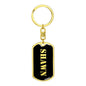 Shawn v3 - Luxury Dog Tag Keychain