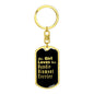 Dandie Dinmont Terrier v2 - Luxury Dog Tag Keychain