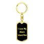 Love My Abaco Island Boa v2 - Luxury Dog Tag Keychain