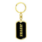 Jeffry v3 - Luxury Dog Tag Keychain