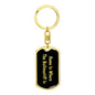 Bullmastiff's Home v2 - Luxury Dog Tag Keychain