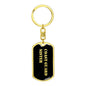 Coast Guard Sister v2 - Luxury Dog Tag Keychain