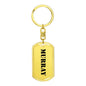 Murray - Luxury Dog Tag Keychain