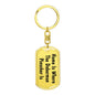 Doberman Pinscher's Home - Luxury Dog Tag Keychain