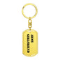 Army Girlfriend - Luxury Dog Tag Keychain