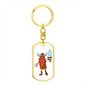 Viking 01 - Luxury Dog Tag Keychain