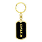 Gonzalo v3 - Luxury Dog Tag Keychain