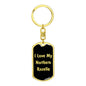 Love My Northern Rosella v2 - Luxury Dog Tag Keychain