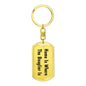 Beaglier's Home - Luxury Dog Tag Keychain
