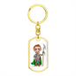 Knight 01 - Luxury Dog Tag Keychain