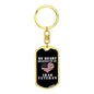 My Heart Belongs To An Iraq Veteran - Luxury Dog Tag Keychain