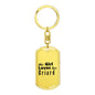 Briard - Luxury Dog Tag Keychain