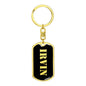 Irvin v3 - Luxury Dog Tag Keychain