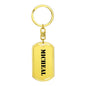 Micheal - Luxury Dog Tag Keychain