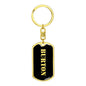 Burton v3 - Luxury Dog Tag Keychain