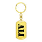 Ali - Luxury Dog Tag Keychain